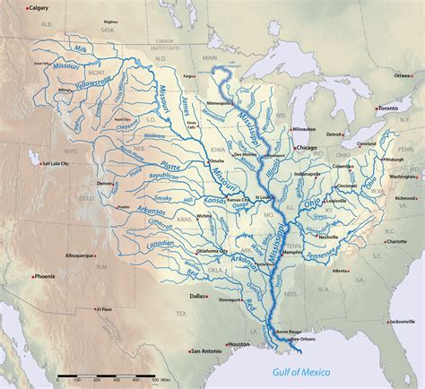training and certification options for MAP Map of the Mississippi River